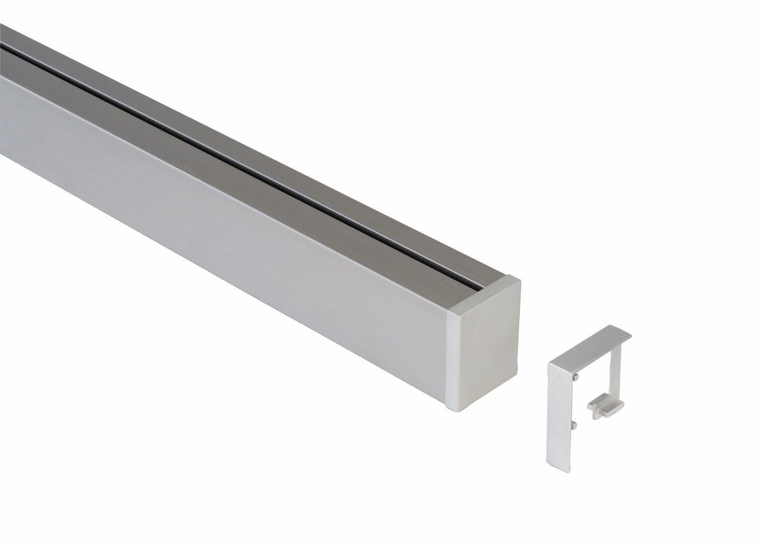 PROFILLEISTEN-SET 90/4,1/3,3 cm  in Edelstahlfarben  - Edelstahlfarben, Basics, Kunststoff/Metall (90/4,1/3,3cm) - HKT