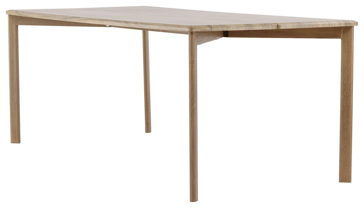 ESSTISCH furniert rechteckig Beige  - Beige, Design, Holzwerkstoff/Metall (200/90/75cm) - Livetastic