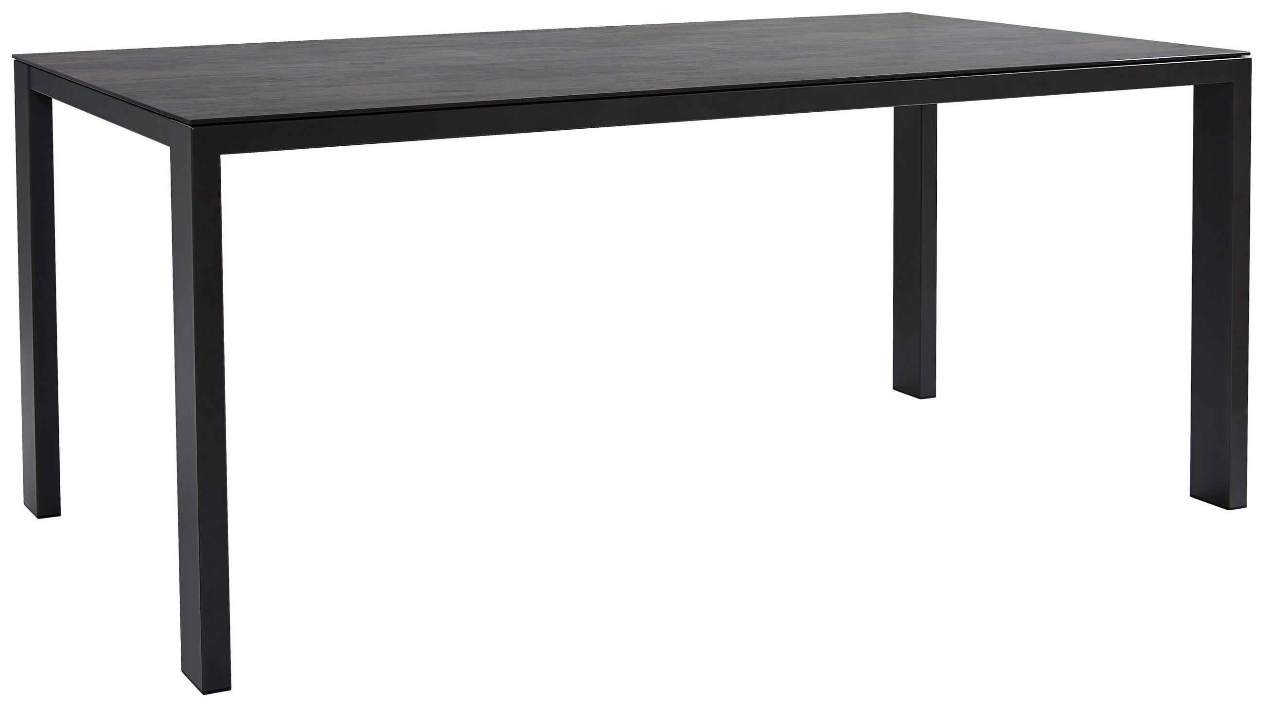 ESSTISCH in Keramik 180/100/77 cm  - Dunkelgrau/Anthrazit, Design, Keramik/Metall (180/100/77cm) - Musterring