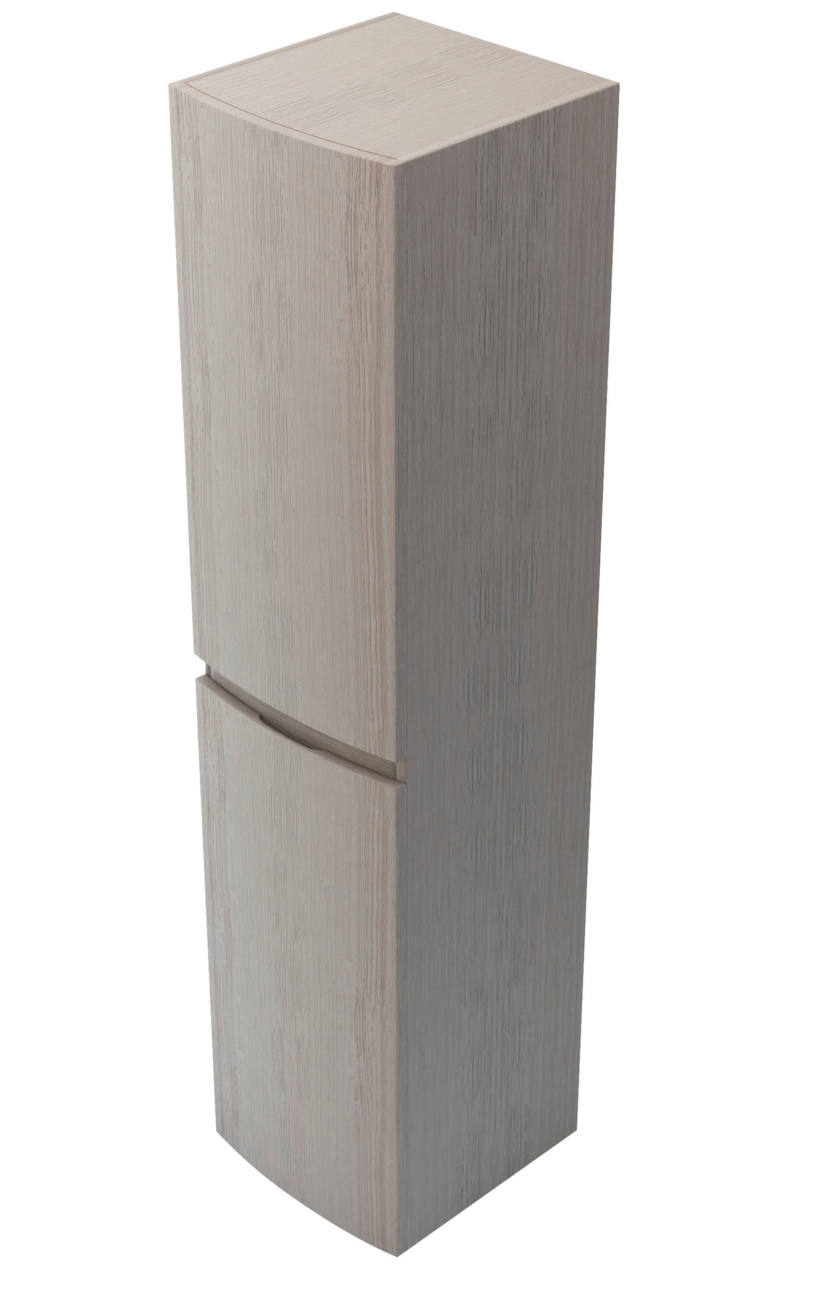 MAGASSZEKRÉNY 40/170/38 cm  - Tölgyfa, Basics, Faalapú anyag/Üveg (40/170/38cm) - Welnova
