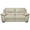 2,5-SITZER in Webstoff Greige  - Wengefarben/Weiss, Konventionell, Holz/Textil (210/96/99cm) - Livetastic