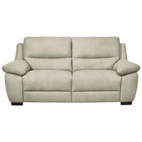 2,5-SITZER in Webstoff Greige  - Wengefarben/Weiss, Konventionell, Holz/Textil (210/96/99cm) - Livetastic