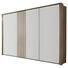 SCHWEBETÜRENSCHRANK in Weiß, Eichefarben - Eichefarben/Weiß, Design, Holzwerkstoff/Metall (278/214/67cm) - Carryhome SCHWEBETÜRENSCHRANK in Weiß, Eichefarben - Eichefarben/Weiß, Design, Holzwerkstoff/Metall (278/214/67cm) - Carryhome