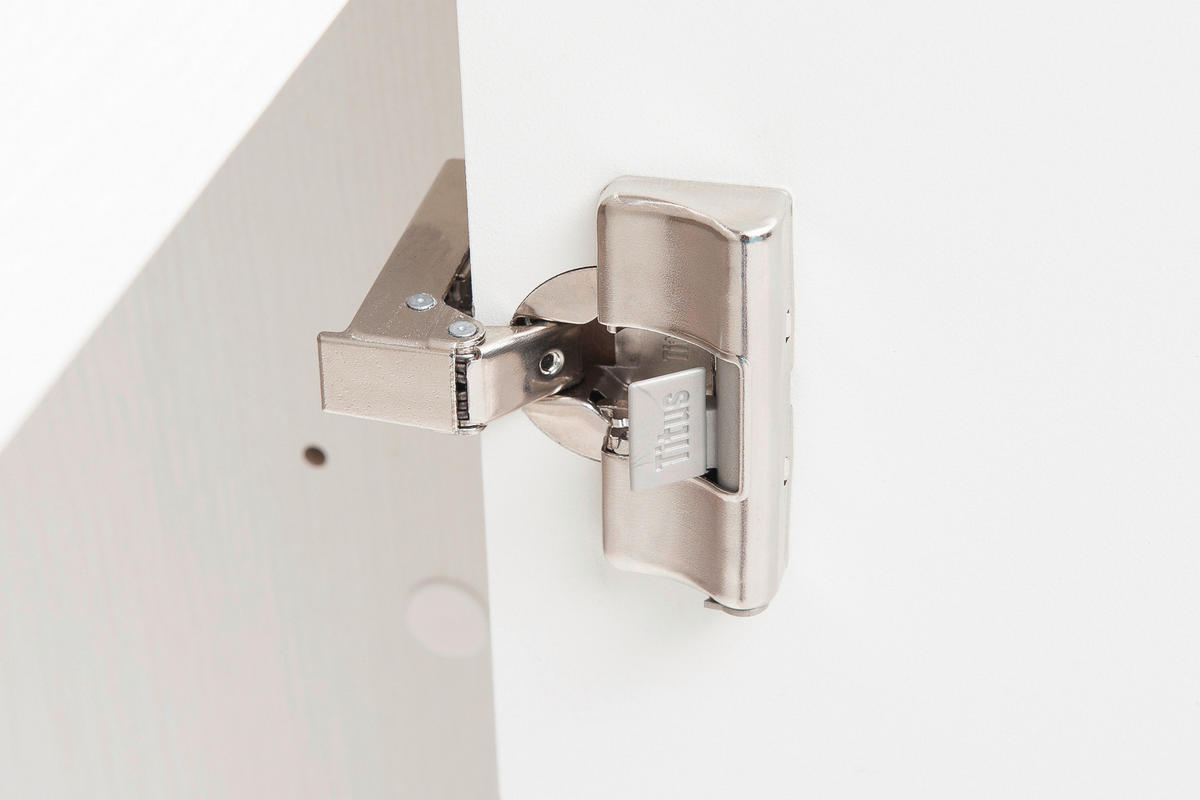 TÜRDÄMPFER - Chromfarben, Design, Metall - SetOne by Musterring