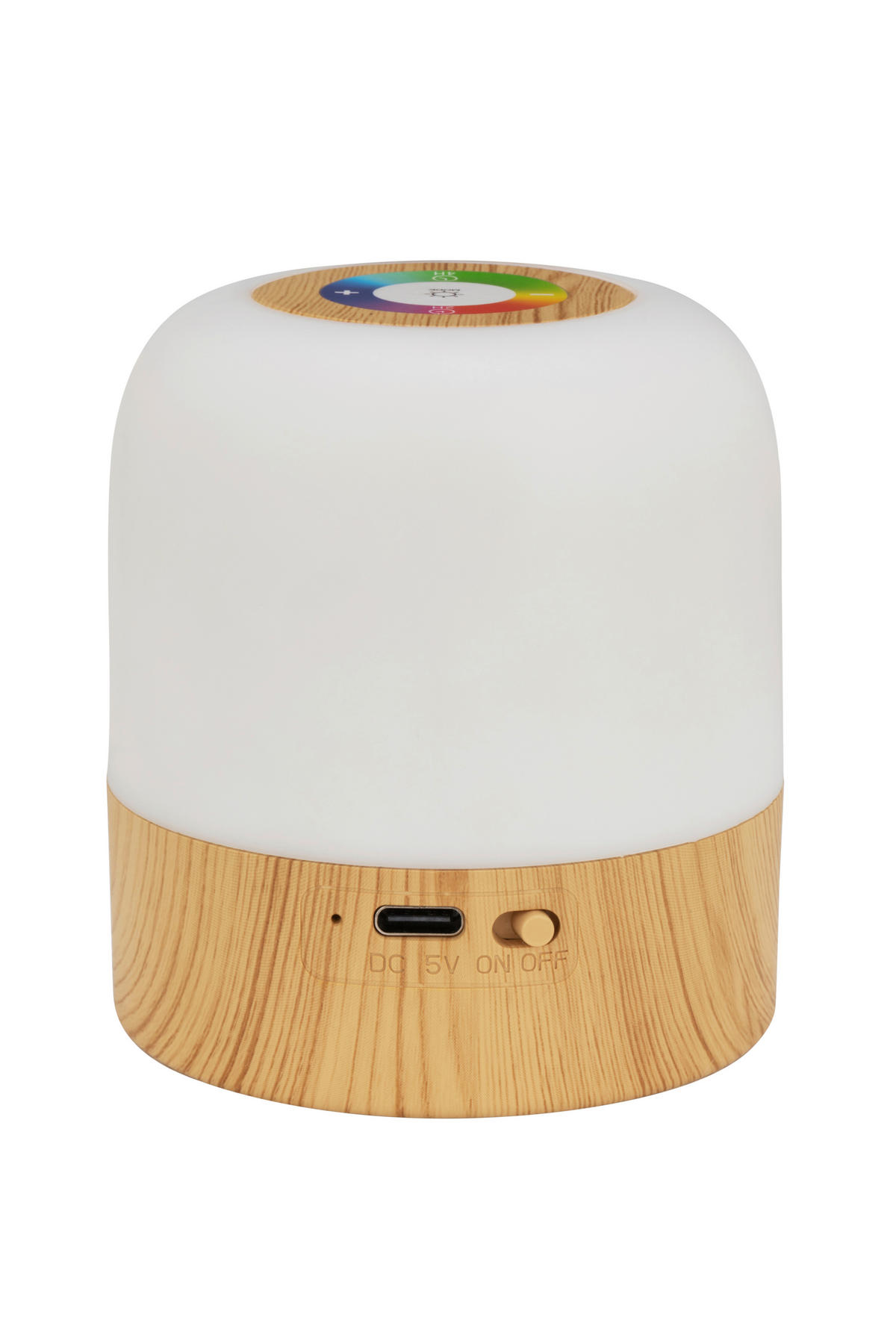 AKKU-TISCHLEUCHTE 7/8 cm   - Eschefarben/Weiß, LIFESTYLE, Kunststoff (7/8cm) - Novel