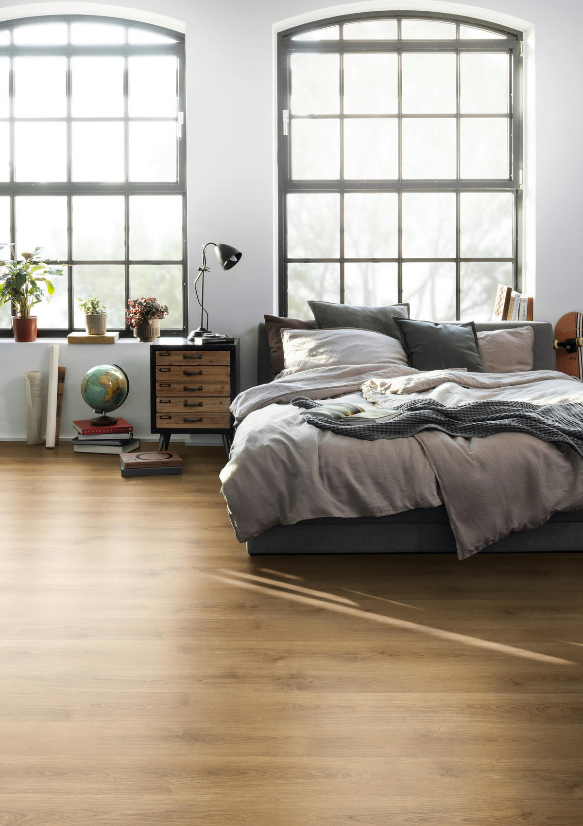 LAMINATBODEN Nord Eiche EGGER Nature Sense  per  m² - Eichefarben/Braun, KONVENTIONELL, Holzwerkstoff (129.2/19.3/0.8cm) - Egger Holzwerkstoffe