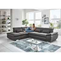 KUTNA GARNITURA drvo, metal, plastika, tekstil, drvni materijal  antracit   - bež/antracit, Moderno, drvni materijal/drvo (260/318cm) - Beldomo Speed