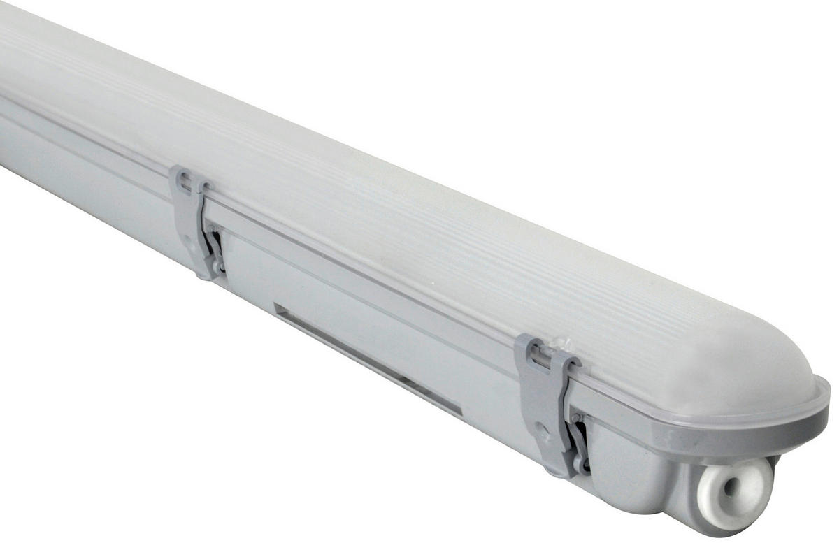 LED-DECKENLEUCHTE 120/7/7,3 cm   - Grau, Basics, Kunststoff (120/7/7,3cm)