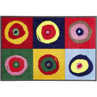 FUßMATTE  50/75 cm  Multicolor  - Multicolor, Trend, Kunststoff/Textil (50/75cm) - wash+dry
