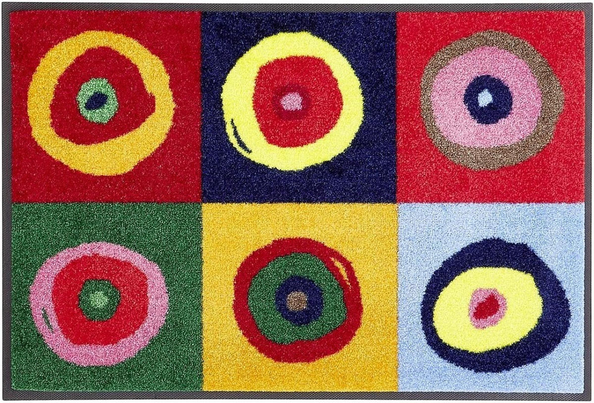FUßMATTE  50/75 cm  Multicolor  - Multicolor, Trend, Kunststoff/Textil (50/75cm) - wash+dry