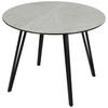 ESSTISCH in Metall, Holzwerkstoff 100/100/75 cm  - Hellgrau/Schwarz, Design, Holzwerkstoff/Metall (100/100/75cm) - Boxxx