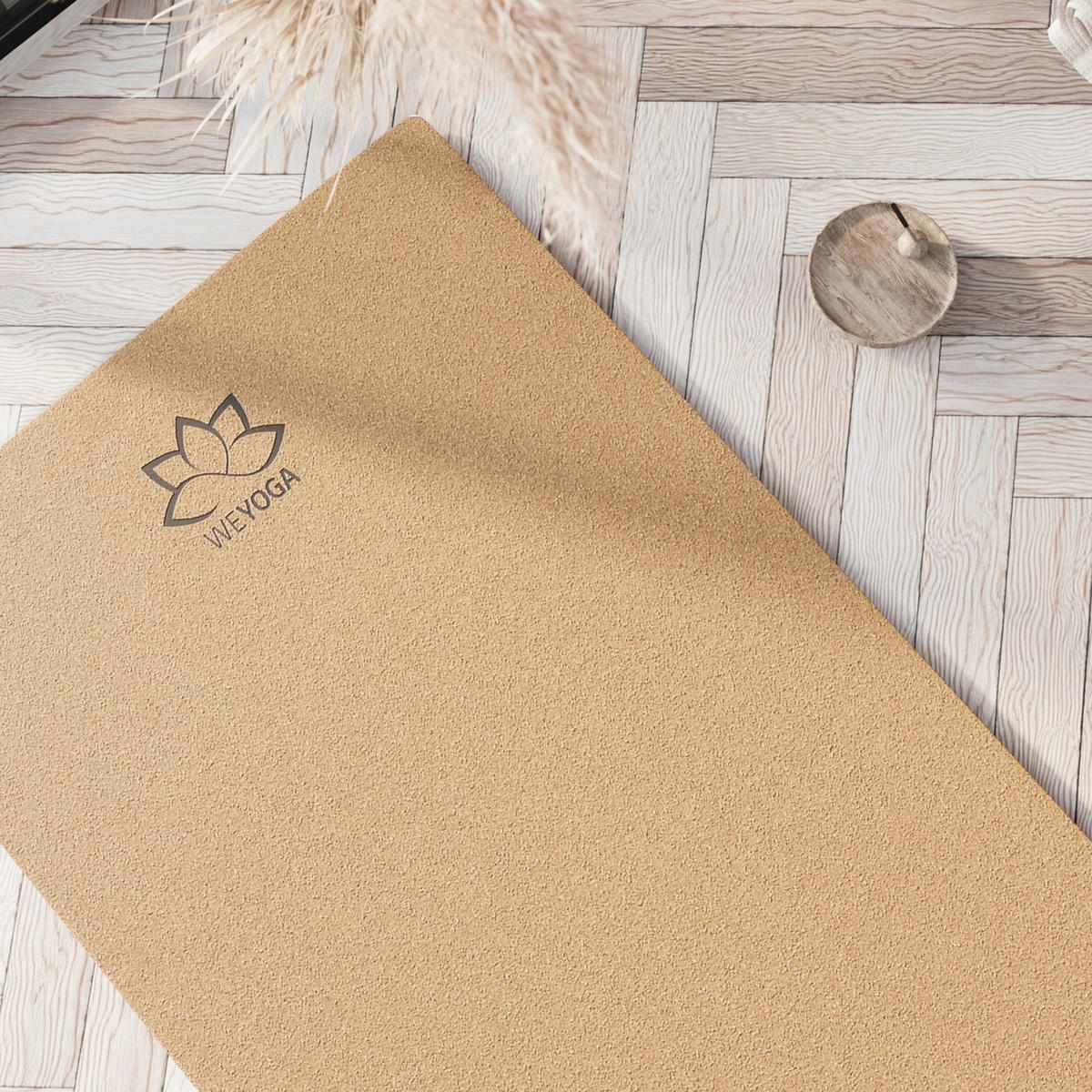 YOGAMATTE - Braun, Basics, Holz (60/190cm) - WECON HOME