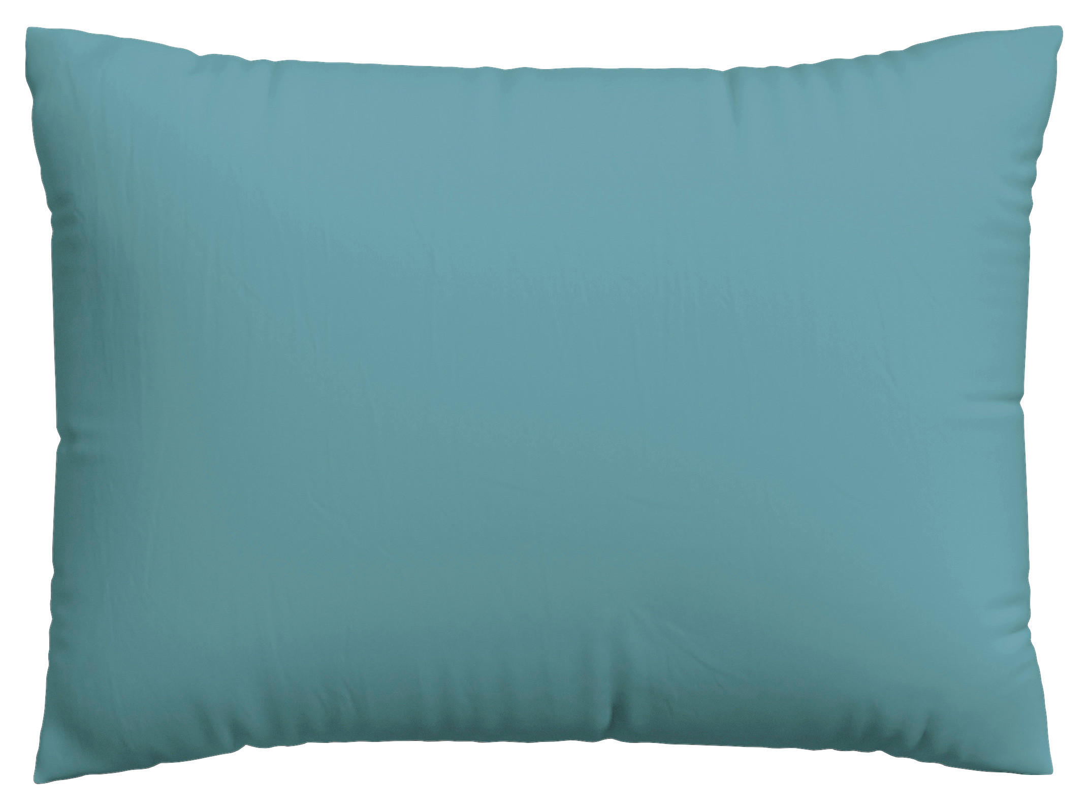 KOPFPOLSTERBEZUG WOVEN SATIN 60/80 cm  - Pastellblau, Basics, Textil (60/80cm) - Schlafgut