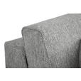 SCHLAFSOFA Webstoff Hellgrau  - Hellgrau/Schwarz, Design, Kunststoff/Textil (205/83/100cm) - Xora