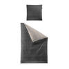 WENDEBETTWÄSCHE Makosatin 140/200 cm  - Grau, KONVENTIONELL, Textil (140/200cm) - Irisette