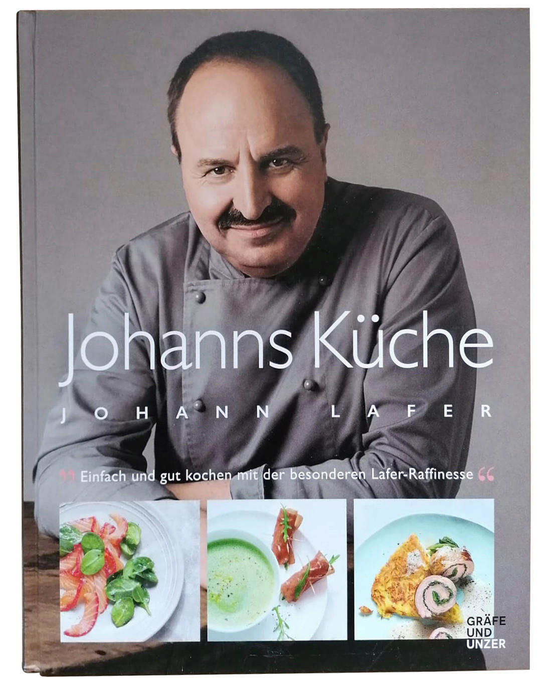 KOCHBUCH Johanns Küche  - Grau, Basics, Papier (22/2,2/27cm) - Johann Lafer