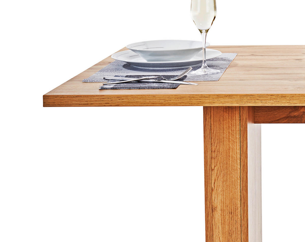 ESSTISCH rechteckig Eichefarben  - Eichefarben, MODERN, Holzwerkstoff (120/80/74cm) - home24