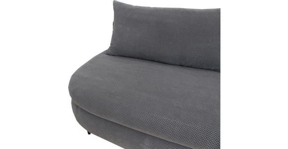 SCHLAFSOFA Simon Plüsch, Webstoff Braun  inkl. Rücken echt, Schlaffunktion, Bettkasten, Rückenkissen  - Schwarz/Braun, Design, Textil (213/89/105cm) - Novel