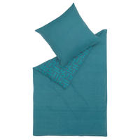 WENDEBETTWÄSCHE E-Scatter Big Flanell  - Petrol, Basics, Textil (200/200cm) - Esprit