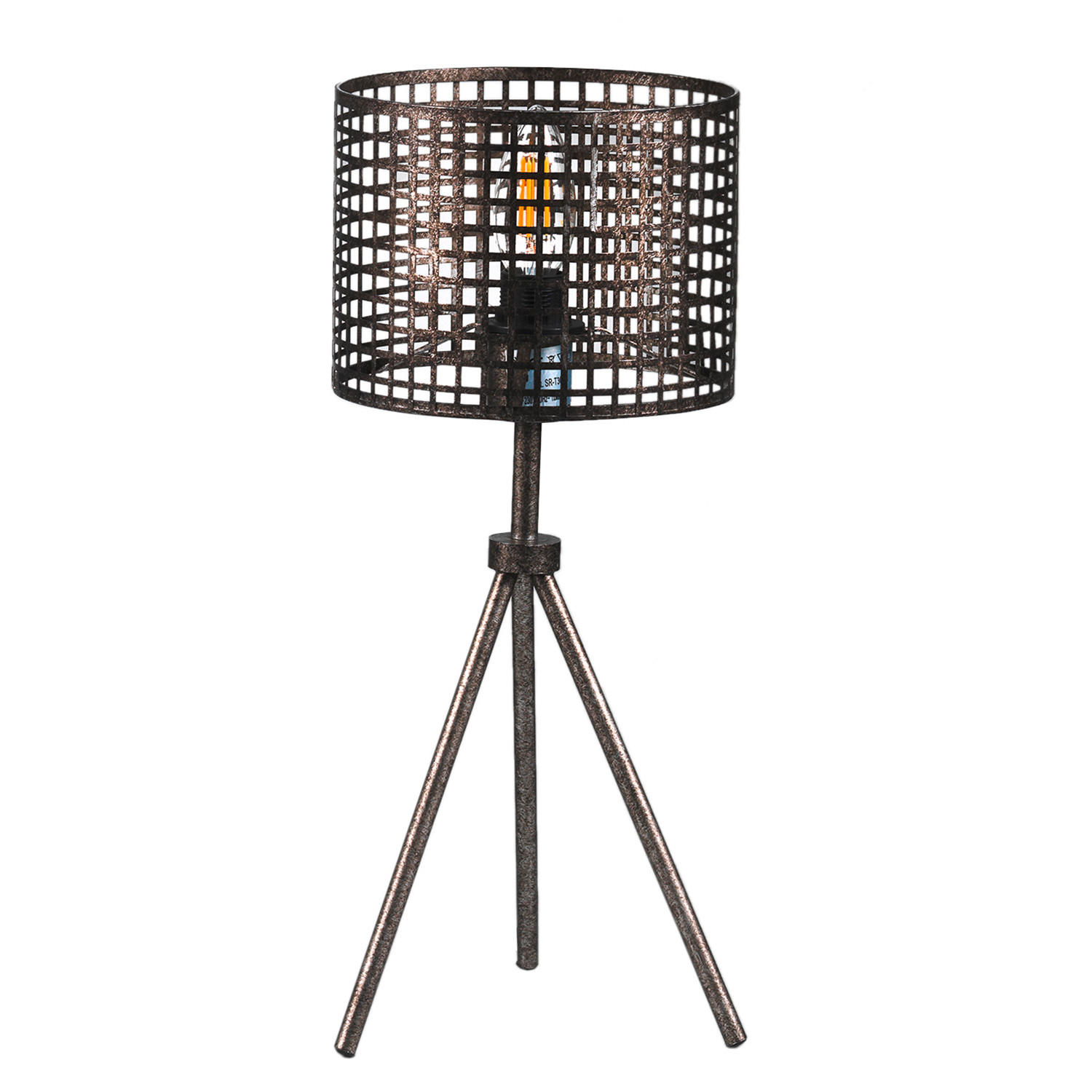 TISCHLEUCHTE 17/17/39 cm   - Schwarz, Design, Metall (17/17/39cm)