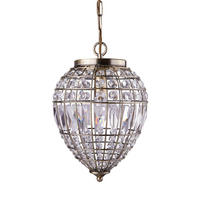 VISEČA SVETILKA  Pineapple      23/34-93 cm     40 W E14 - barve medenine, Design, kovina/steklo (23/34-93cm)