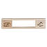 WANDREGAL massiv Naturfarben - Naturfarben, Trend, Holz (60/14/14cm) - Carryhome WANDREGAL massiv Naturfarben - Naturfarben, Trend, Holz (60/14/14cm) - Carryhome