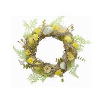 FRÜHLINGSKRANZ  - Gelb, LIFESTYLE, Naturmaterialien/Holz (30cm)