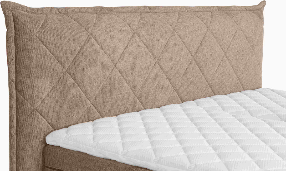 BOXSPRINGBETT 180/200 cm  in Hellrosa  - Hellrosa/Schwarz, Konventionell, Holz/Textil (180/200cm) - Welnova