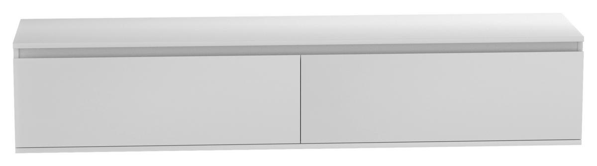 LOWBOARD  in 180/30/33 cm  - Weiß, Design, Holzwerkstoff (180/30/33cm) - Boxxx