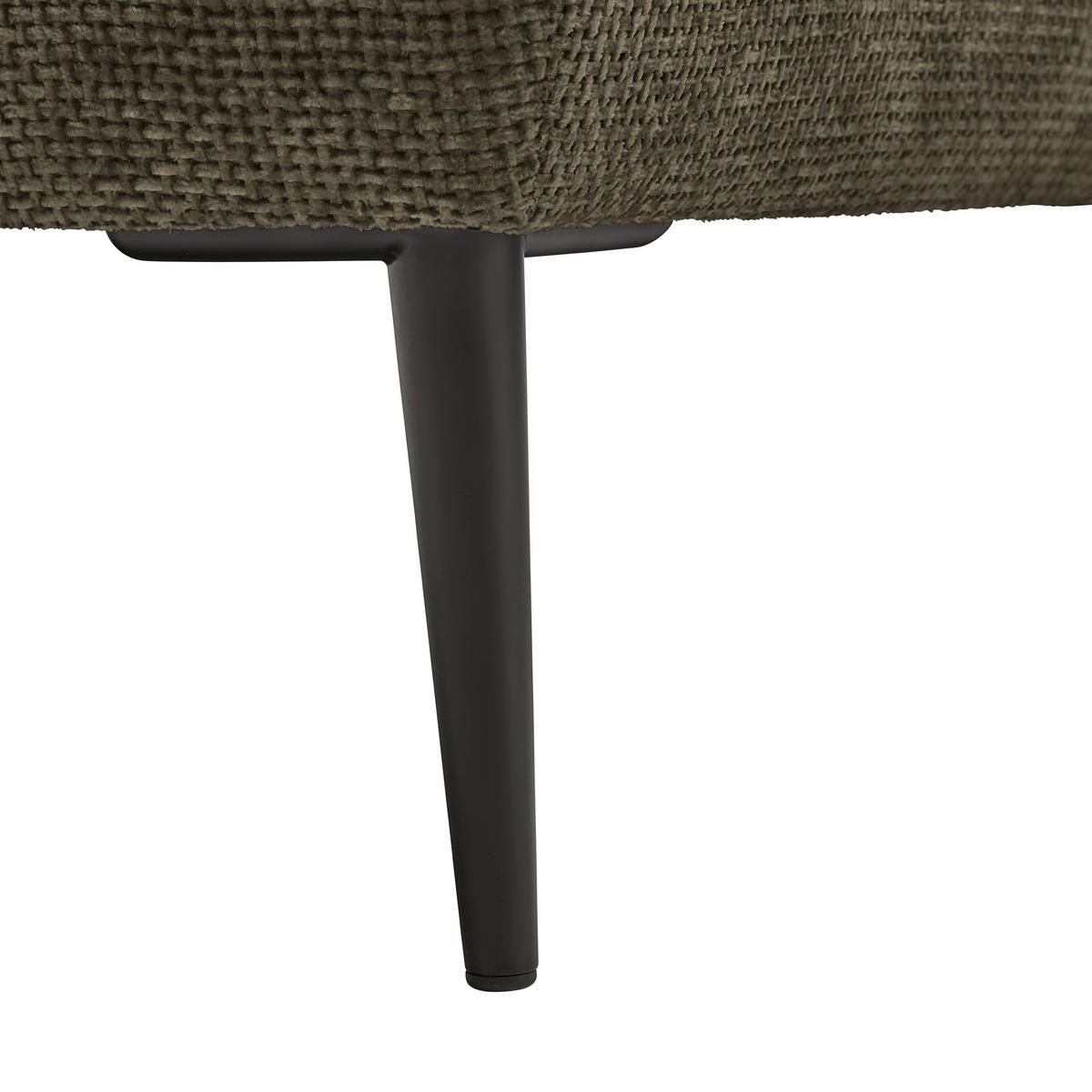 HÖRNSOFFA i vävt tyg olivgrön  - olivgrön/svart, Modern, metall/textil (164/255cm) - MID.YOU