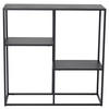 BOKHYLLA i 80/81/26 cm svart  - svart, Design, metall (80/81/26cm) - Livetastic