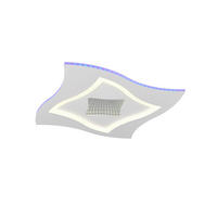 PLAFONIERĂ CU LED - alb, Basics, metal (50/6/50cm)