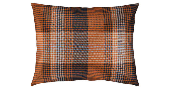 BETTWÄSCHE 140/200 cm  - Cognac/Dunkelblau, Basics, Textil (140/200cm) - Novel