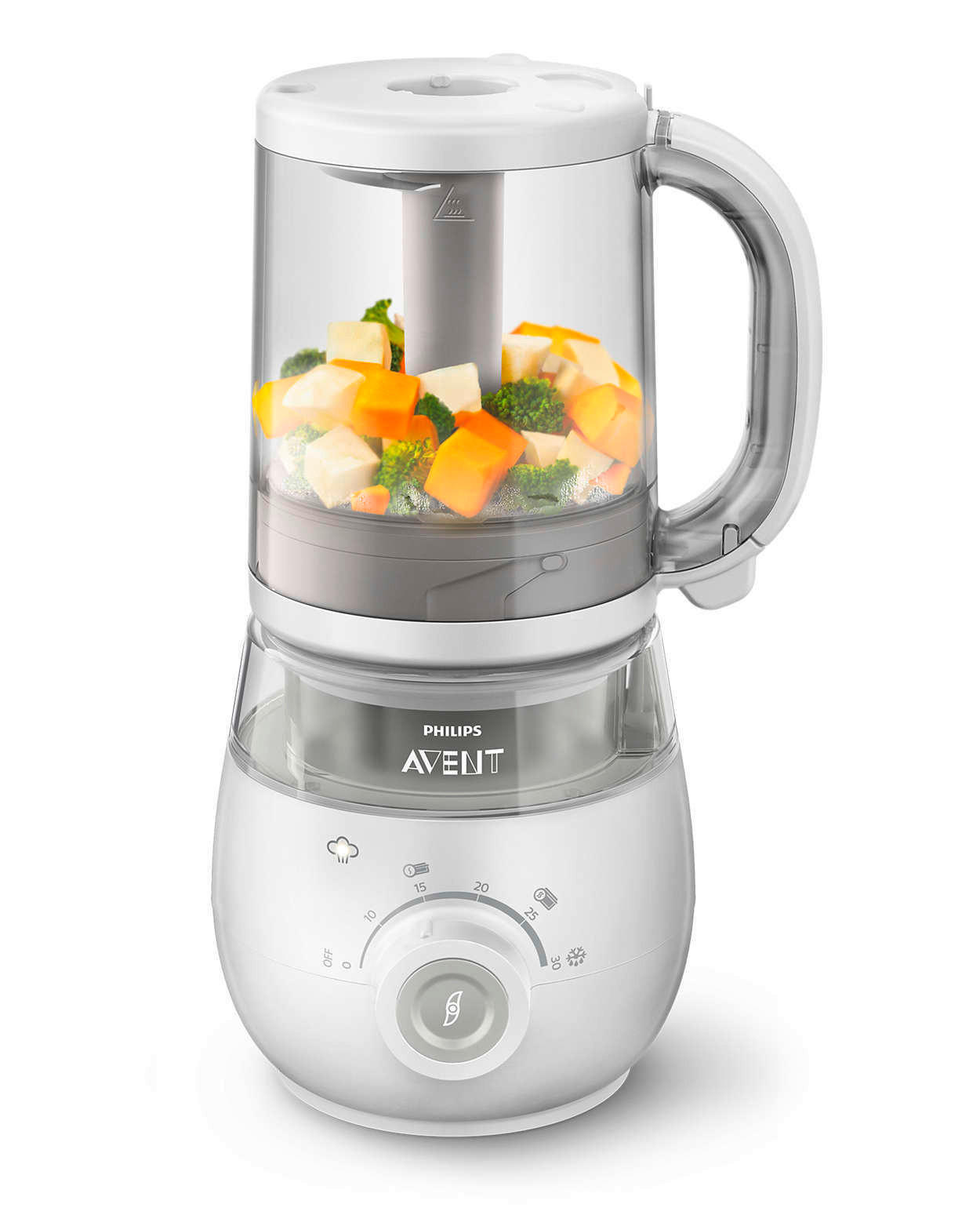 MULTI KUHINJSKI APARAT  - bijela/siva, Basics, plastika (19/24,5/37cm) - Avent