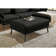 ECKSOFA  in Flachgewebe Anthrazit  255-365/175-224 cm  - Anthrazit/Schwarz, Design, Textil/Metall (255-365/175-224cm) - Dieter Knoll
