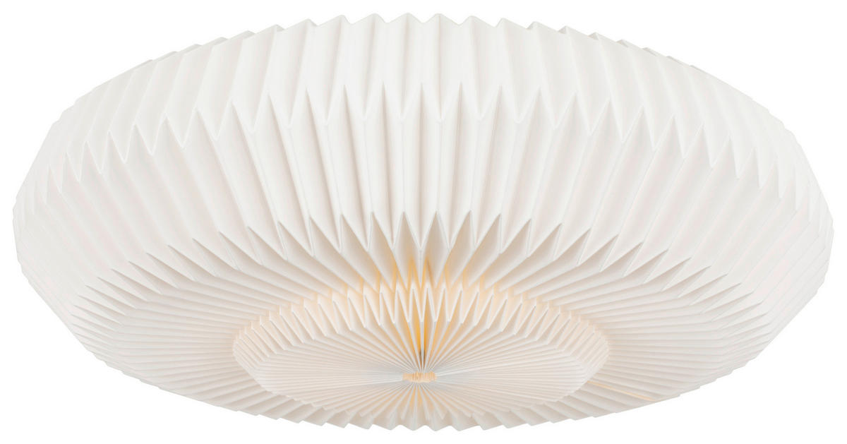 DECKENLEUCHTE  50/25 cm    - Weiß, Design, Papier/Metall (50/25cm) - Collet's Monde