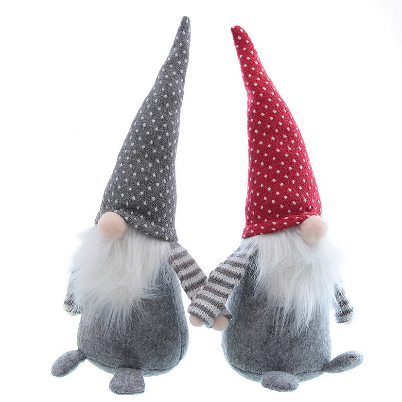 TOMTENISSE  - röd/grå, Lifestyle, textil (12/9/30cm) - X-Mas