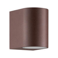 AUßENWANDLEUCHTE 9/6,6/9,2 cm   - Rostfarben, Design, Metall (9/6,6/9,2cm) - Nordlux