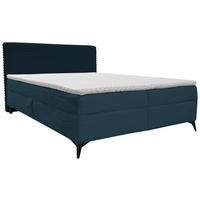 BOXBETT 160/200 cm  in Blau  - Blau/Schwarz, Design, Holz/Holzwerkstoff (160/200cm) - Xora