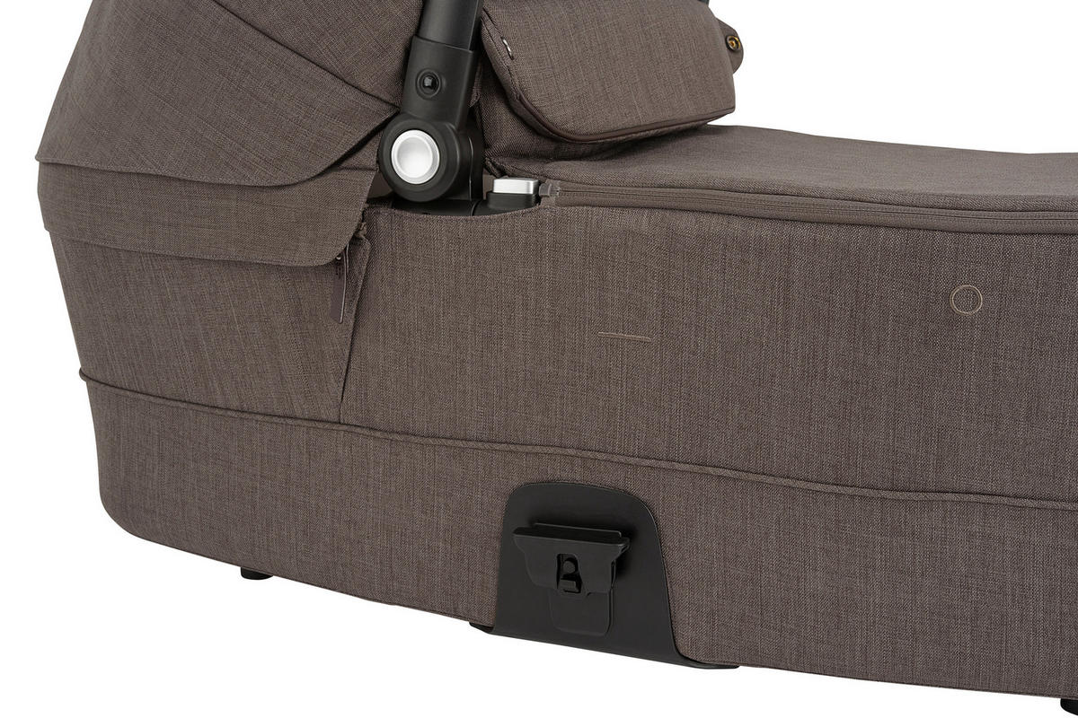 LIEGEWANNE Mixx Next  - Graubraun/Grauweiß, Basics, Kunststoff (43/63/90cm) - Nuna