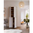 SCHUHSCHRANK 74,5/191,9/34,9 cm  - Hellgrau/Eiche Artisan, MODERN, Holzwerkstoff/Kunststoff (74,5/191,9/34,9cm) - Xora