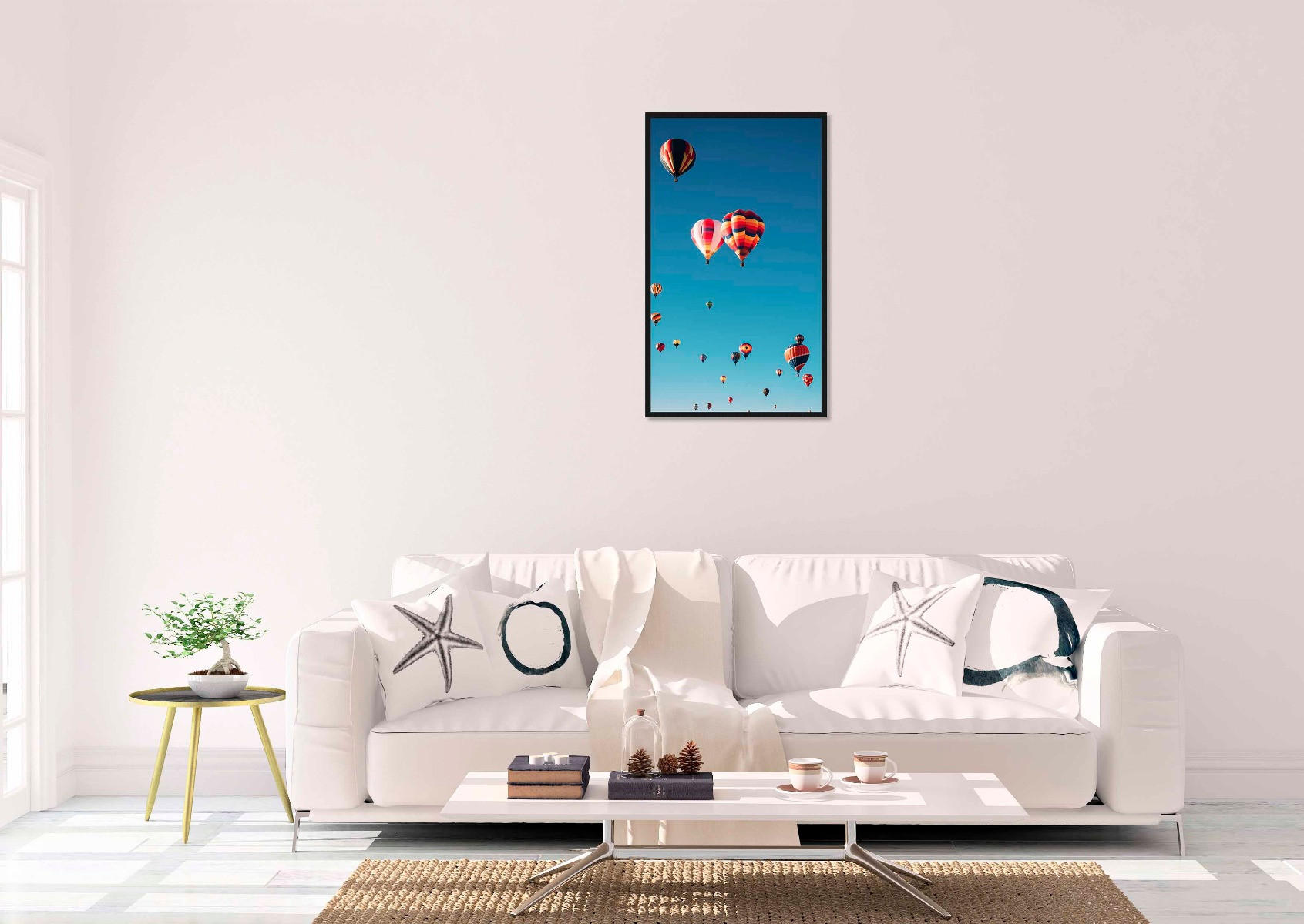 BILD 70/118 cm  - Multicolor/Schwarz, Design, Holz/Kunststoff (70/118cm)