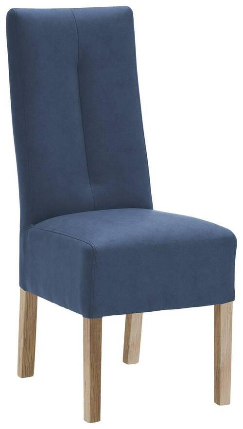 ŽIDLE, tmavě modrá, Sonoma dub - Sonoma dub/tmavě modrá, Konvenční, dřevo/textil (44/103/63cm) - Carryhome