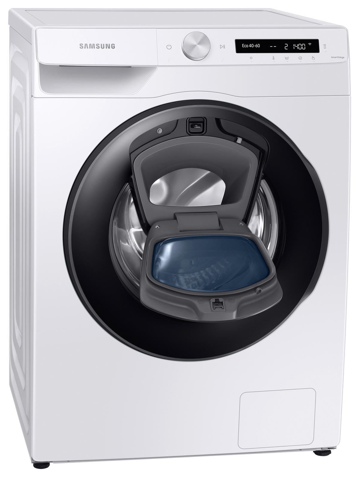 WASCHMASCHINE WW81T554AAW/S2  - Weiß, Basics, Glas/Kunststoff (60/85/55cm) - Samsung