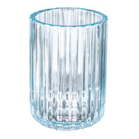 ZAHNPUTZBECHER Sirius  - Hellblau, Basics, Glas (7,2/10,3cm) - Kleine Wolke