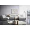 WOHNLANDSCHAFT Grau Cord  - Grau, Trend, Textil (210/390/185cm) - Livetastic