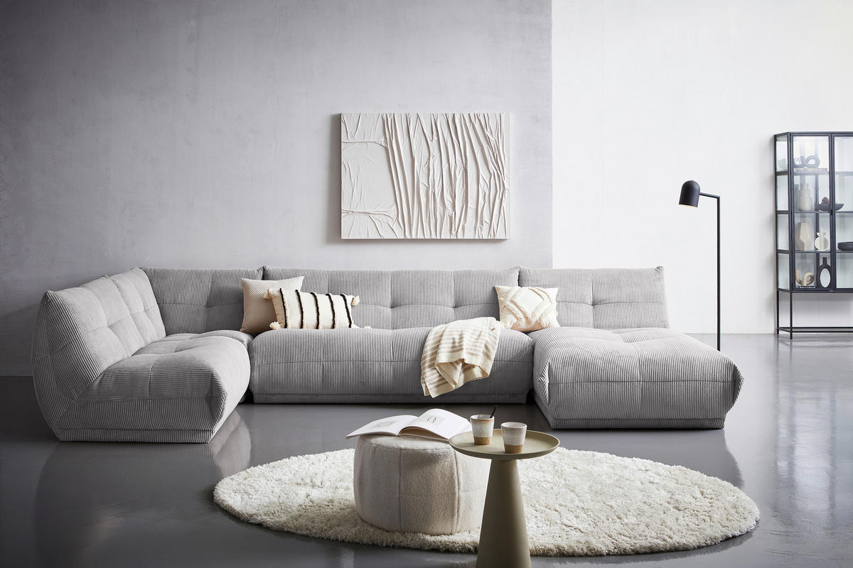 SOFFMODUL i manchester grå  - grå, Trend, textil (105/80/105cm) - Livetastic