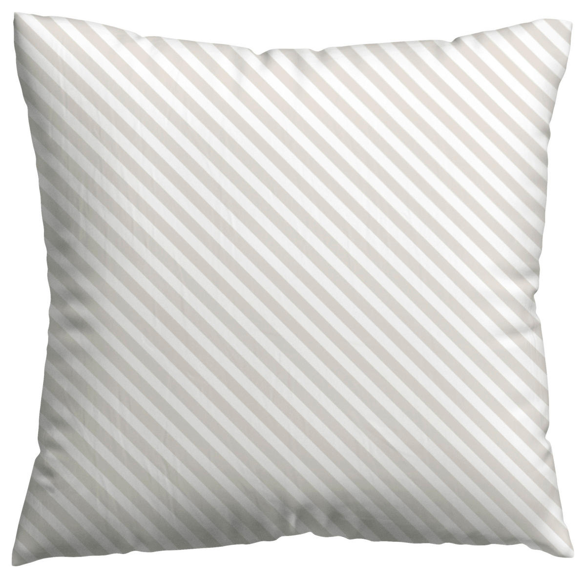 KISSENHÜLLE Woven Satin Fade 40/40 cm  - Taupe/Weiß, Basics, Textil (40/40cm) - Schlafgut