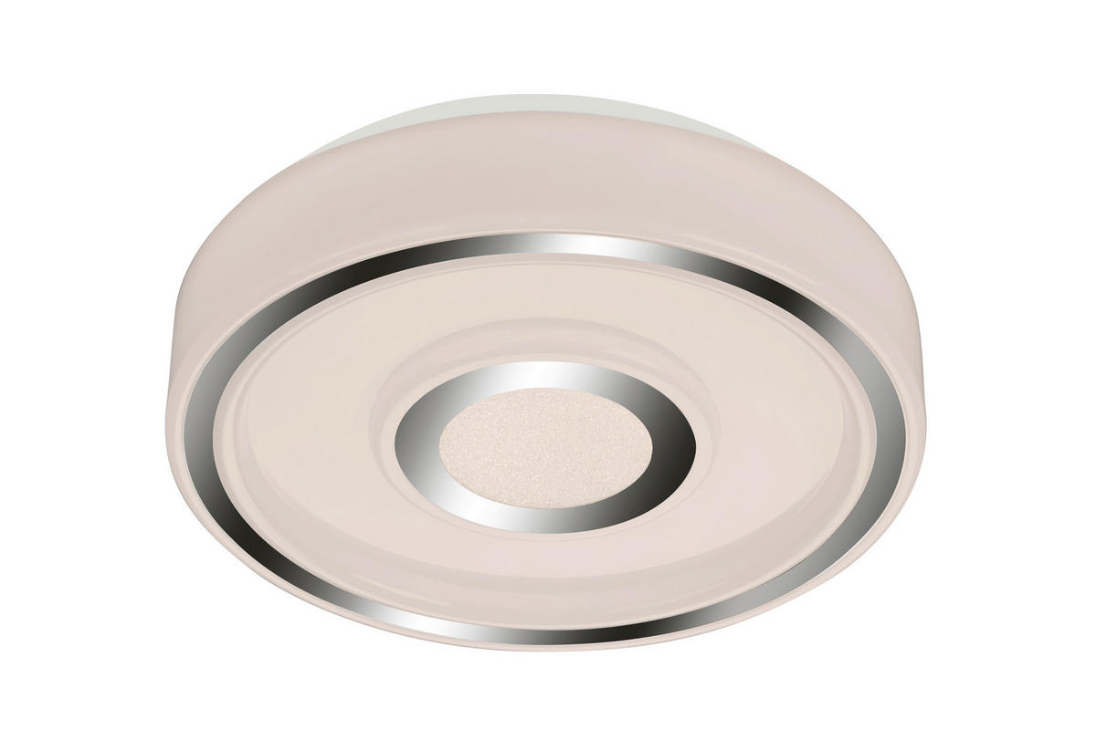 LED-BADEZIMMER-DECKENLEUCHTE - Chromfarben, Basics, Kunststoff/Metall (41/6cm)