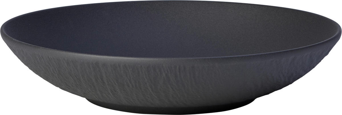 KOMBINIRANI SERVIS  Manufacture Rock   16-delni     - črna, Design, keramika - Villeroy & Boch